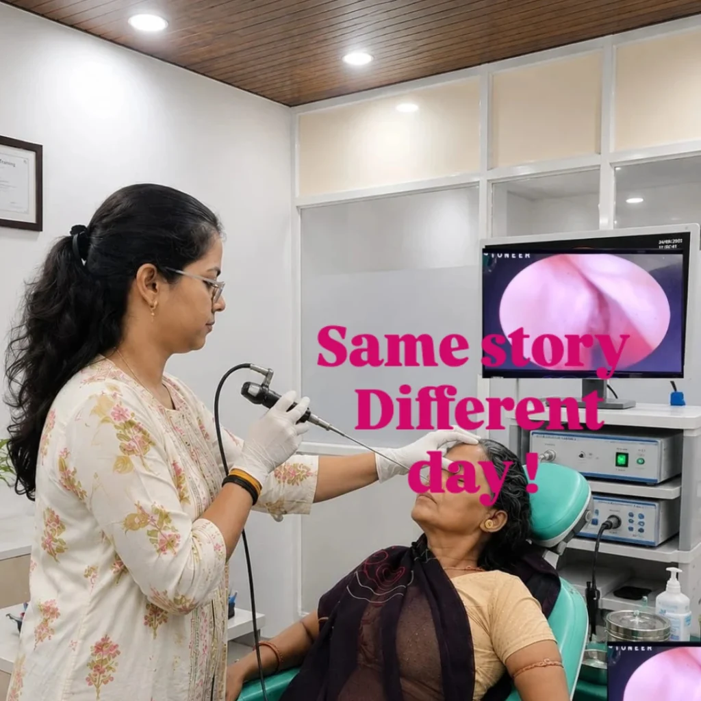 Nasal Endoscopy made simple for the patients